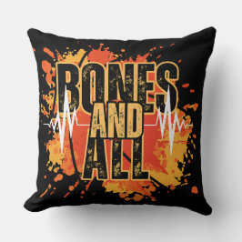 Vier je Essentie: Born and All Design Zwart Kussen