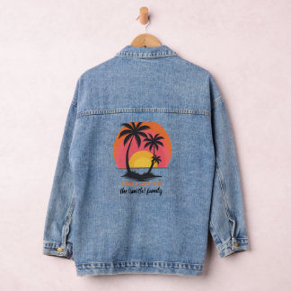 Vier je gezamenlijke zomervakantie met deze stijlv denim jacket