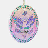 Vier je kracht keramisch ornament (Rechts)