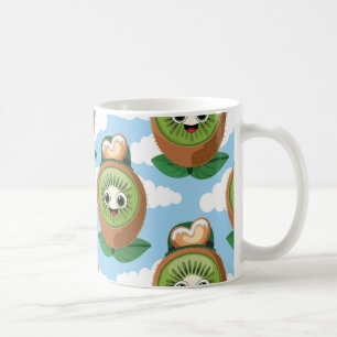 Vier je liefde voor kiwi's koffiemok