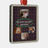 Vier je speciale oma metalen ornament (Rechts)