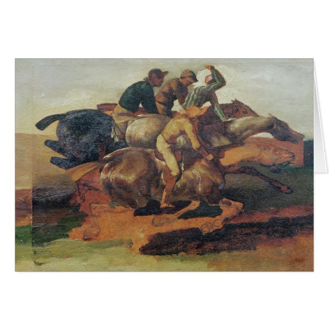 Vier Jockeys Galloping (Voorkant Horizontaal)