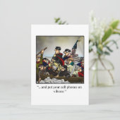 Vier Juli-feest uitnodigingen "Spectickles" (Staand voorkant)