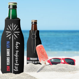 Vier Juli Fleskoeler Koozie
