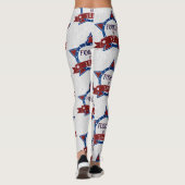 Vier Juli Glitter Leggings (Achterkant)