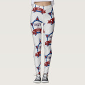 Vier Juli Glitter Leggings (Voorkant)