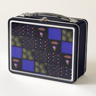 Vier Juli Patchwork Patroon - 4 juli