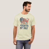 Vier juli t-shirt (Voorkant volledig)