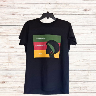 Vier Juneteenth 1865 Dames T-Shirt