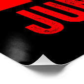 Vier Juneteenth Freedom Day Rood Geel Groen Perfect Poster (Hoek)