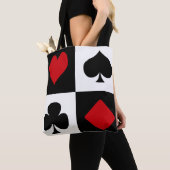 Vier kaartpakken draagtas (Dichtbij)