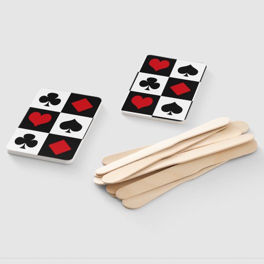 Vier kaartpakken handwaaier (Niet-gemonteerd)