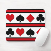 Vier kaartpakken muismat (Met muis)