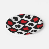 Vier kaartpakken papieren bordje (Gekanteld)