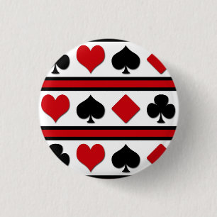 Vier kaartpakken ronde button 3,2 cm