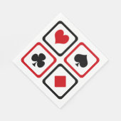 Vier kaartpakken servet (Hoek)