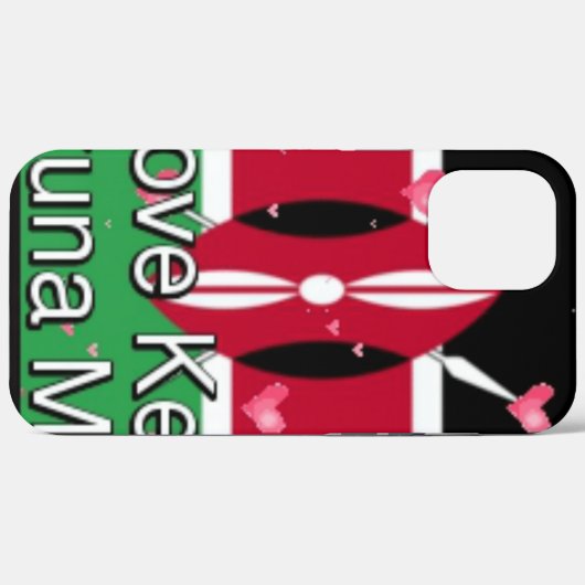 🇰🇪 Vier Kenia met onze iPhone-hoesjes en Hoesje (Achterkant (horizontaal))
