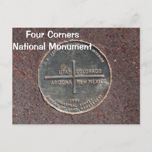 Vier kernen Nationaal Monument Briefkaart (Voorkant)