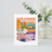 Vier kernen Nationaal Monument met nationale parke Briefkaart (Staand voorkant)