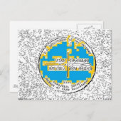 Vier kernen Vier Staten Briefkaart (Voorkant / Achterkant)