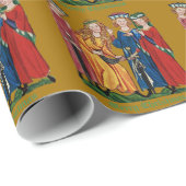 Vier Kings Kerstmis Cadeaupapier (Rol Hoek)