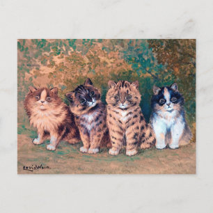 Vier Kittens, Louis Wain Briefkaart
