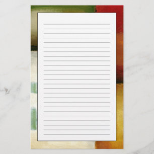 Vier kleurrijke rechthoeken van Chariklia Zarris Briefpapier