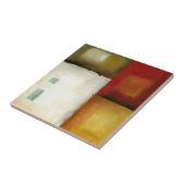 Vier kleurrijke rechthoeken van Chariklia Zarris Tegeltje (Zijkant)