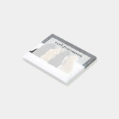 Vier labrador honden in sneeuw post-it® notes (Schuin)