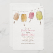 Vier lantaarns uitnodiging (Voorkant / Achterkant)