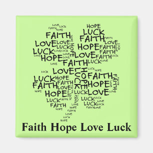 Vier Leaf Clover Betekenis: Hoop, Faith, Love, Luc Magneet