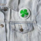 Vier Leaf Clover-Button Ronde Button 5,7 Cm (In situ)