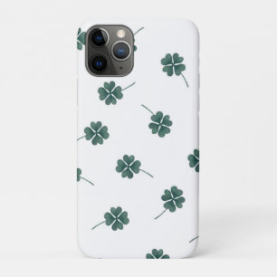 Vier Leaf Clover Green-Waterverf iPhone 11 Pro Hoesje