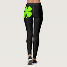 Vier Leaf Clover Ierse Leggings