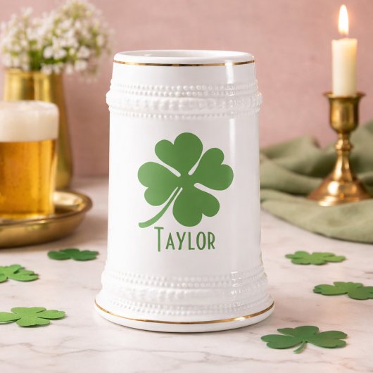 Vier Leaf Clover Lucky Bierpul