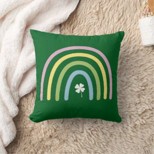 Vier Leaf Clover Rainbow St Patrick's Day Kussen