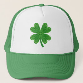 Vier Leaf Clover Saint Patrick's Day Green Trucker Pet
