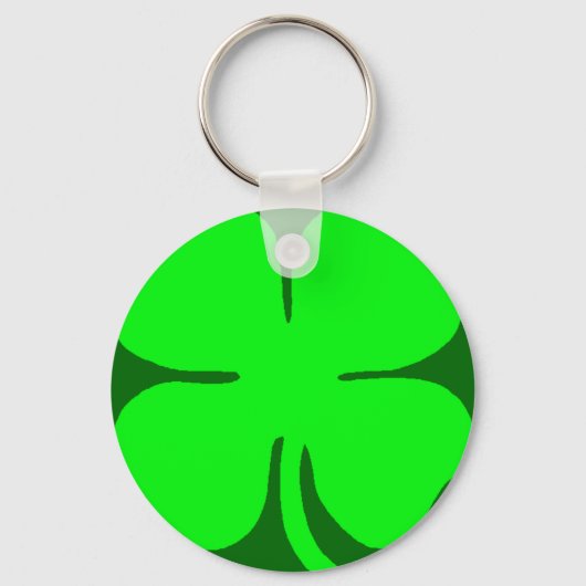 Vier Leaf Clover-Sleutelhanger Sleutelhanger (Voorkant)