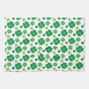 Vier Leaf Clover St Patricks Day Theedoek