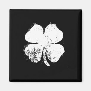 Vier Leaf Clover-Vintage Saint Patrick Day Gift Magneet