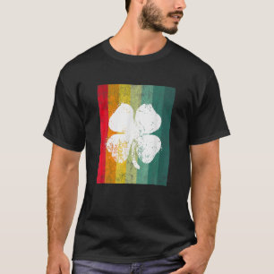 Vier Leaf Clover-Vintage Saint Patrick Day Gifts T-shirt