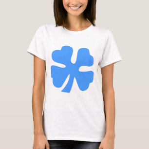 Vier lederen klaver - Baby Blue T-shirt