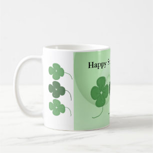 Vier lederen klevers St. Patrick's Day Koffiemok