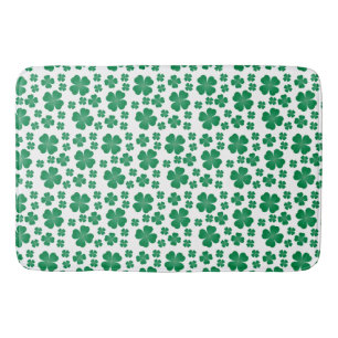 Vier lef Clover Pattern Groen Badmat
