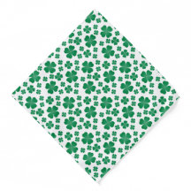 Vier lef Clover Pattern Groen