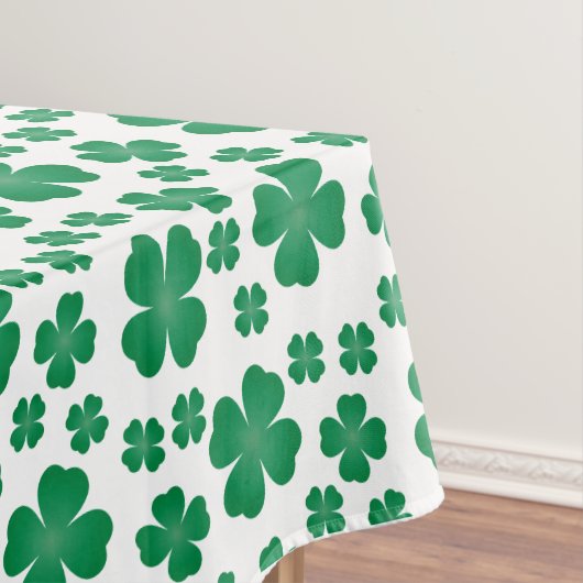 Vier lef Clover Pattern Groen Tafelkleed (Voorbeeld)