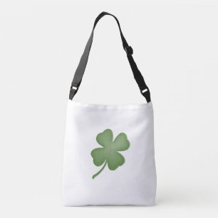 Vier lef-klaver crossbody tas