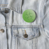 Vier lef-klaver ronde button 5,7 cm (In situ)