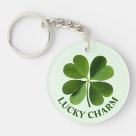 Vier lef-klaver sleutelhanger