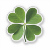 Vier lef-klaver sticker (Voorkant)
